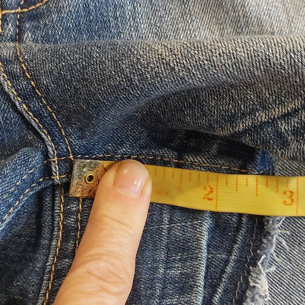 Justice Girl's Size 12R Demin Jean Shorts Blue Simply Low